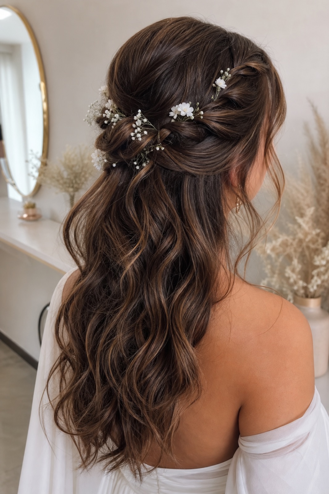 Coiffure de mariée réalisée au Repère des Artistes, Poitiers