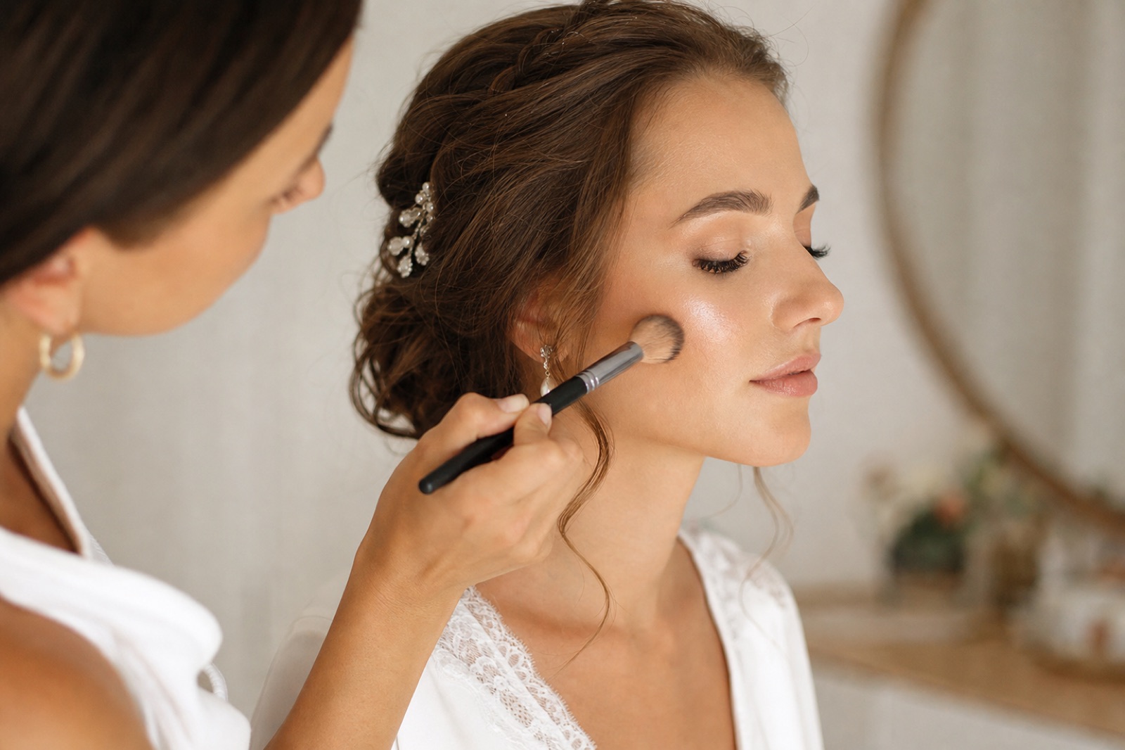 Essai coiffure et mise en beauté de la mariée au Repère des Artistes, Poitiers